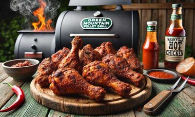 Delicious Smoked Nashville Hot Chicken Drumsticks