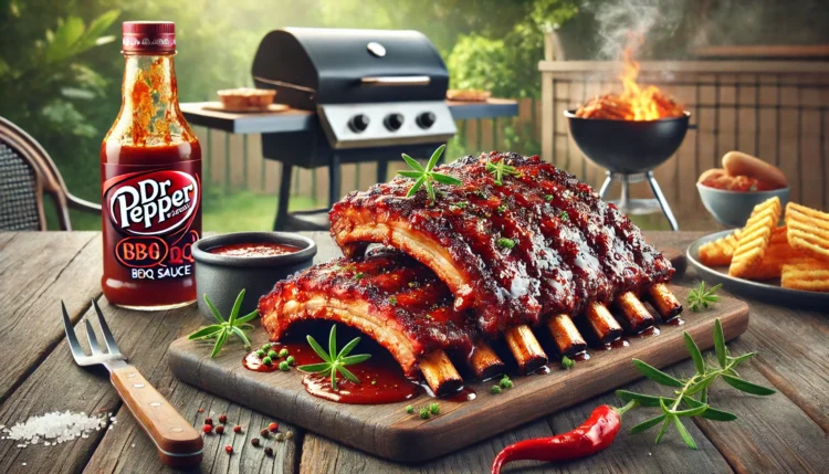 Dr Pepper BBQ pork ribs