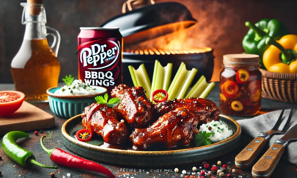 Dr Pepper BBQ wings