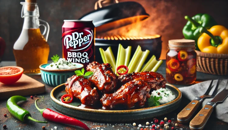 Dr Pepper BBQ wings