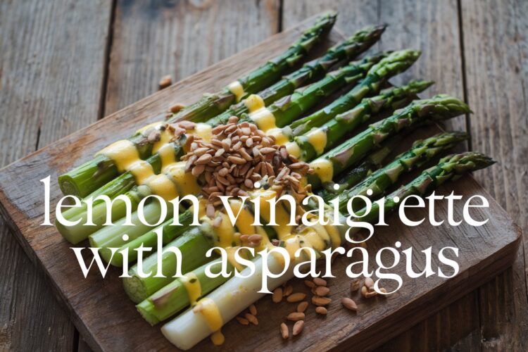 Lemon Vinaigrette with Asparagus