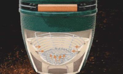 Kick Ash Basket demonstration showing charcoal management and ash disposal