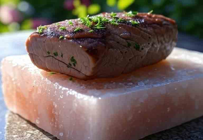 Smoked Salt Block Pork Tenderloin Recipe on Himalayan Salt Block Grill