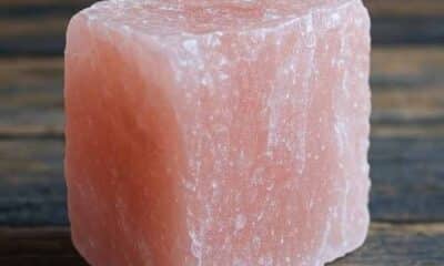 Himalayan salt block history from Khewra Mine.