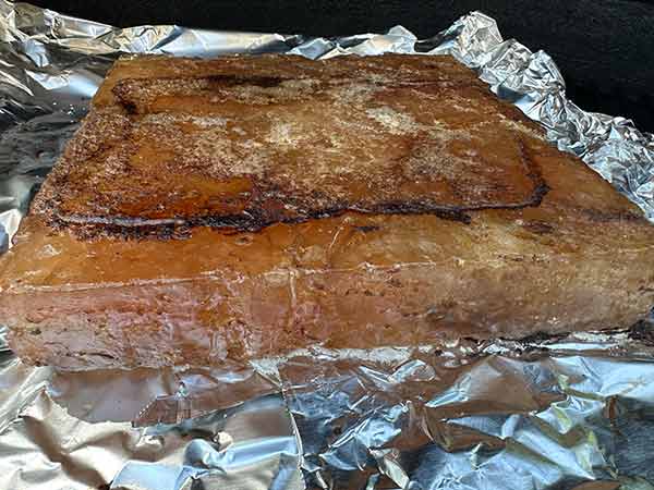Himalayan salt block care with cleaning on a grill