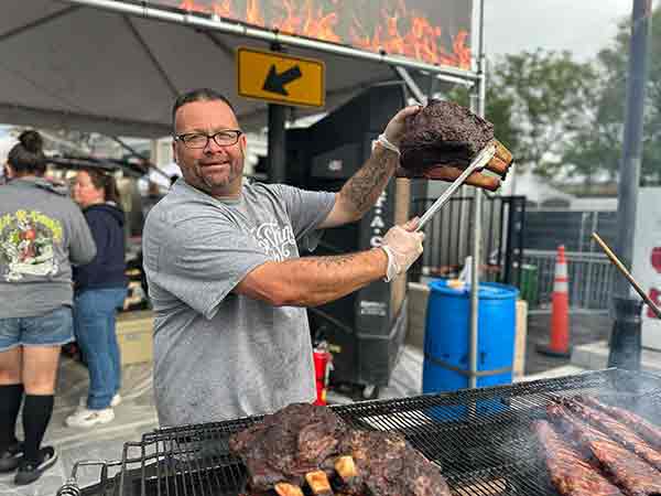 Moonshine BBQ serving smoked meats at 2025 Rib Cook-Off