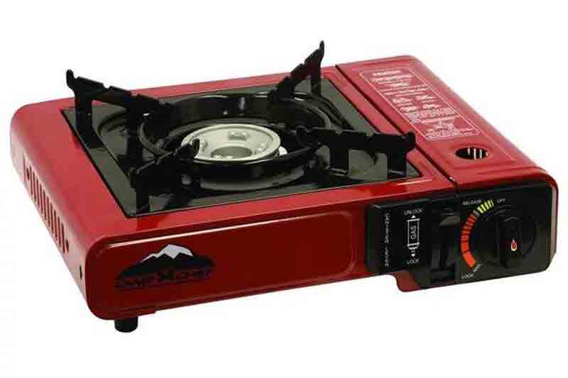 Camp Chef Butane Stove for trail cooking