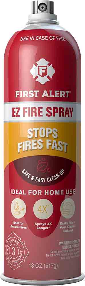 First Alert EZ Fire Spray for wilderness grilling safety