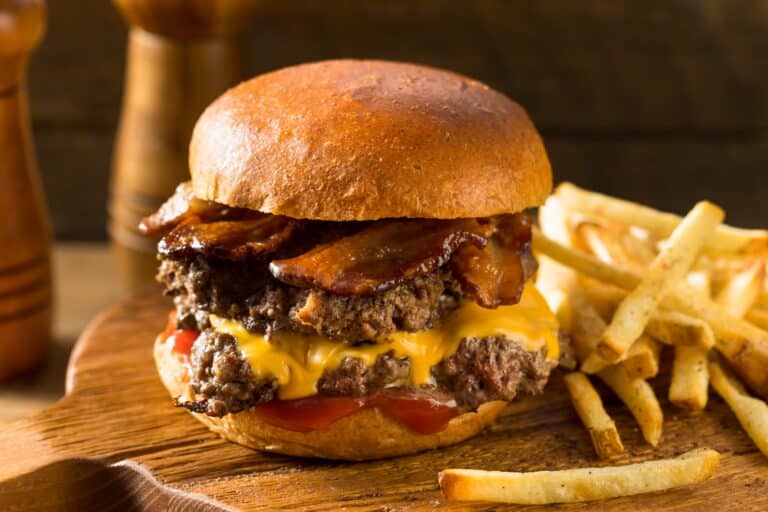 Smashed cheeseburgers for a 4th of July cookout